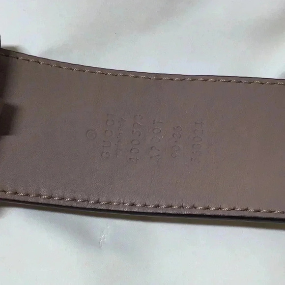 Gucci SZ 36 Nude Marmont GG Buckle Belt - Picture 5 of 9